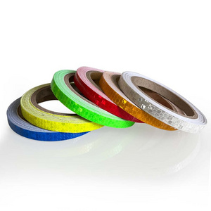 HCSP Car Bicycle Motorcycle Reflector Reflective Sticker Bike Adhesive Tape Warning Stripe PVC Vehicles Roadway Safety