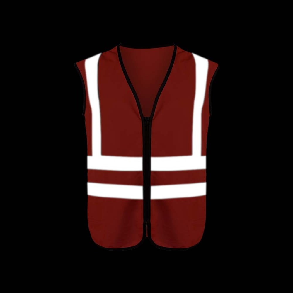 HCSP Safety Work Security Reflective Red Personal Protective Vest