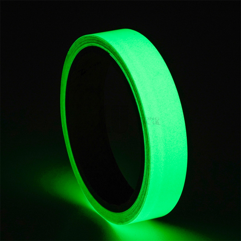 High Brightness Environmental Self Adhesive Safety Sticker Tape Glow In The Dark Luminous Tape