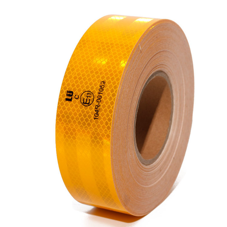 3m Retro Micro Prismatic Yellow Safety Markings Radium Rolls Truck Vehicle Adhesive Ece 104r Reflective Vinyl Tapes