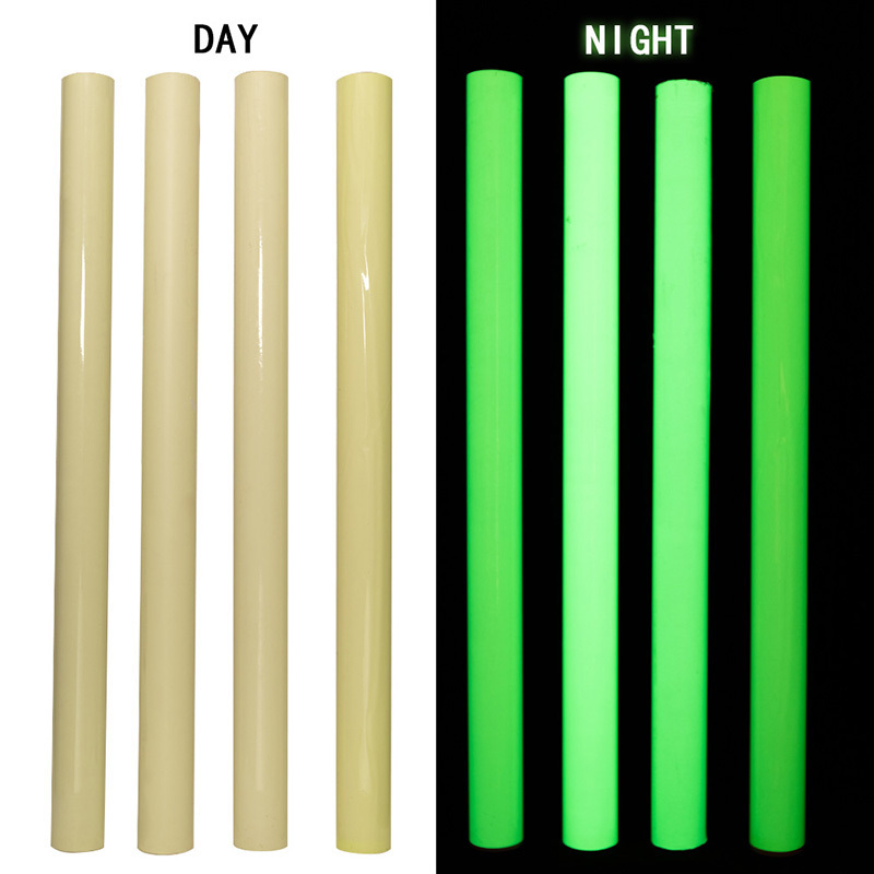 Glow in the dark Tape Luminous Film Photoluminescent Self Adhesive Fluorescent Vinyl for Bright and Safe Outdoor Space