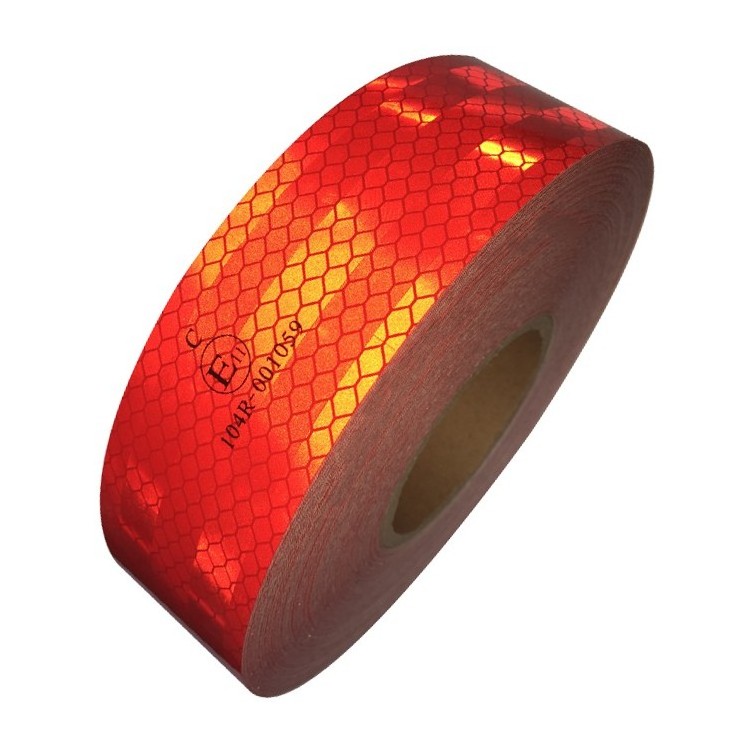 red white yellow ece 104 r  micro prism conspicuity reflective tape