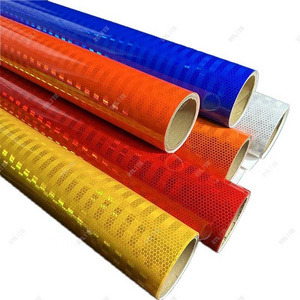 5 Years PMMA Honeycomb HIP High Intensity Micro Prismatic Traffic Sign Safety Retro Yellow Film Reflective Sheeting