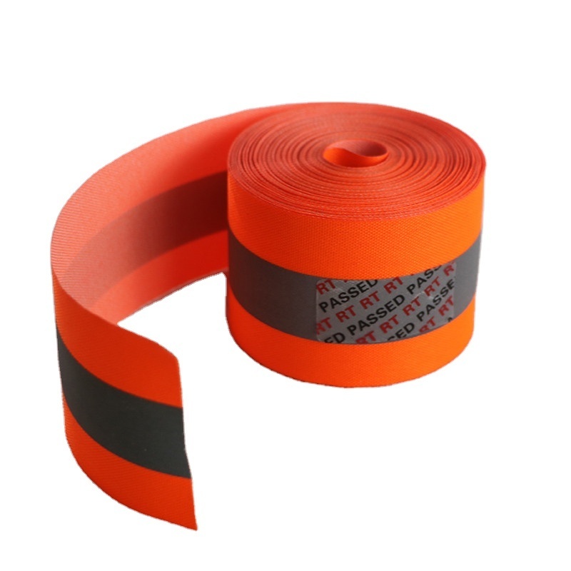 Conspicuity Fluorescent  Reflective Webbing Strap