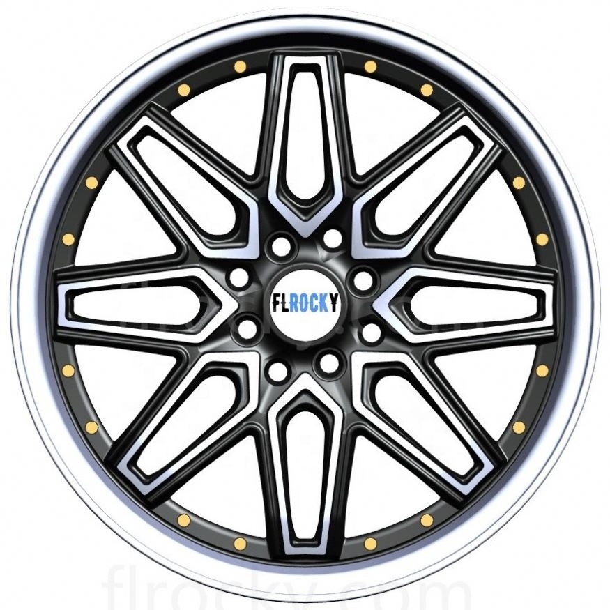 Flrocky 17 Inch Car Wheel CB 57.1-73.1Mm Offset PCD 8X100/114.3 17X8.5J Mag With Silver Skin Fit For Passenger Car