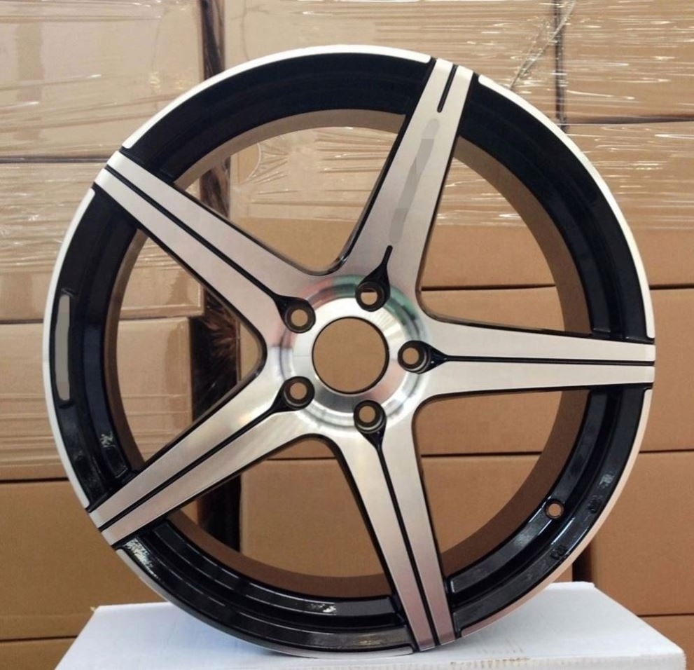 Five Spoke 19 Inch Top Selling Car Rims Passenger Car Wheels Germany Standard 5*114.3 19*8.5 19*9.5 SH