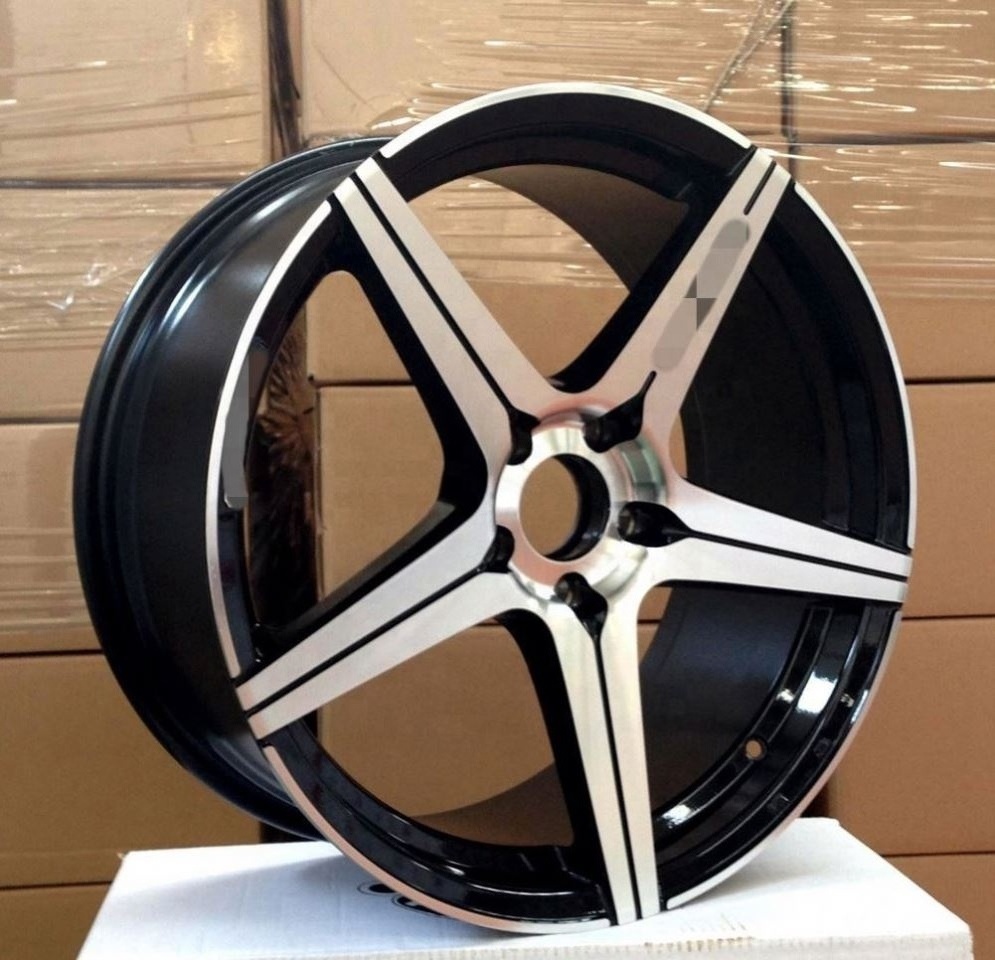 Five Spoke 19 Inch Top Selling Car Rims Passenger Car Wheels Germany Standard 5*114.3 19*8.5 19*9.5 SH