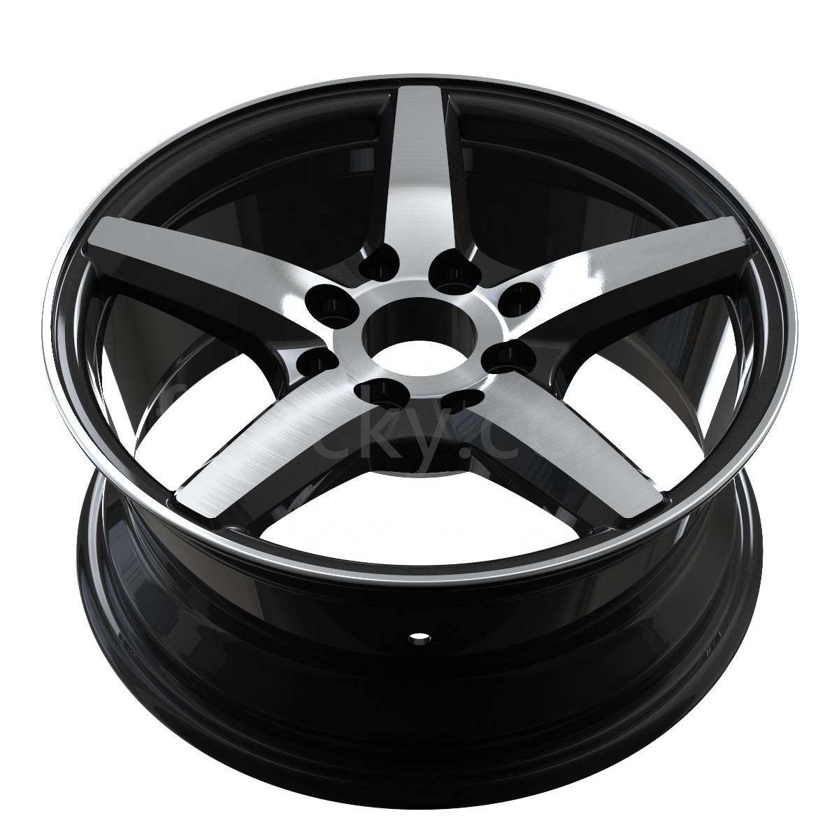 Flrocky 14 15 16 Inch Alloy Wheels CB 57.1-73.1 Wheels ET 30 Mm 4 5 Holes Hub Bore, Matt Black And Milled Words Rims