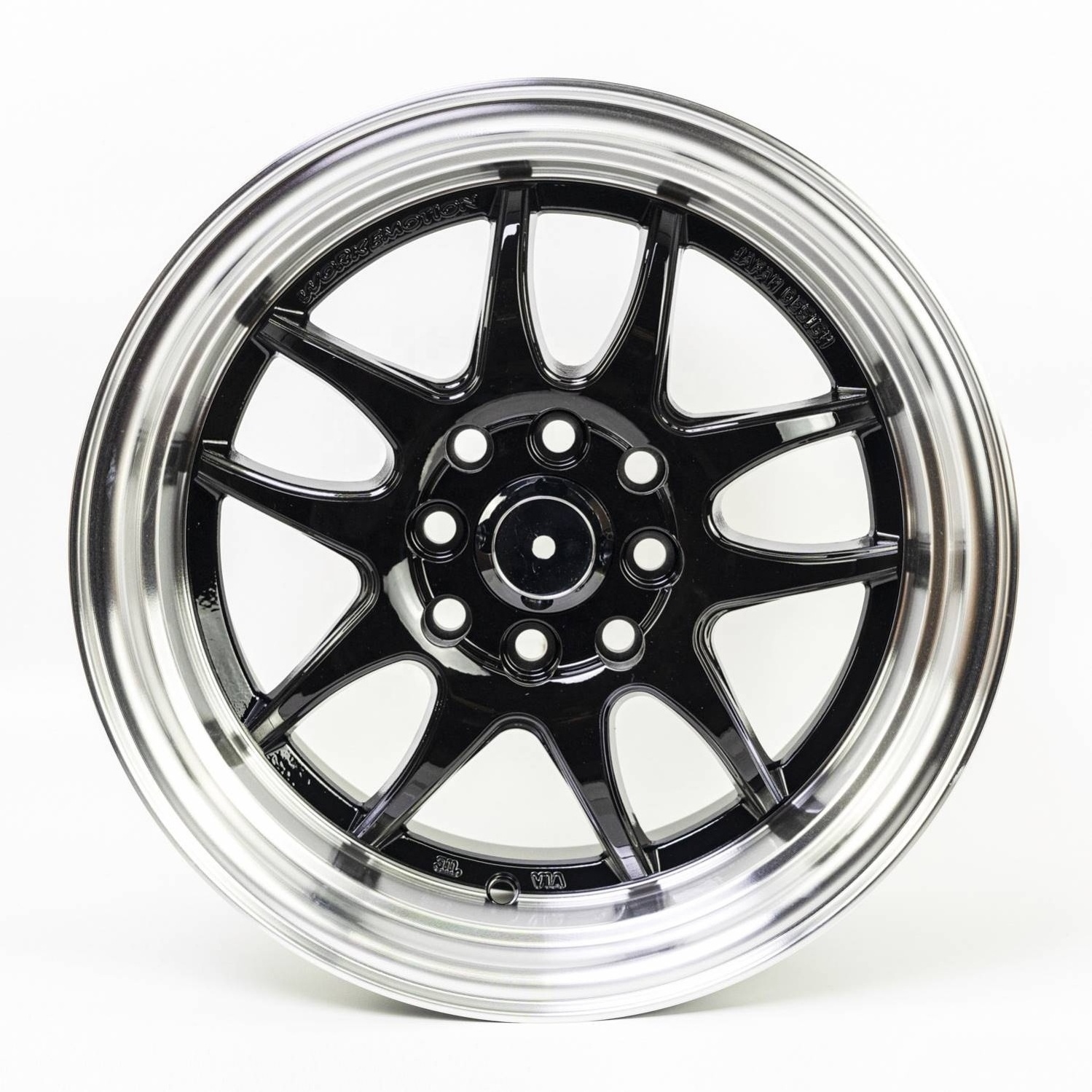 Flrocky TE37 CE28 RE30 alloy wheel 4 hole 8 hole car rims 15 inch 4 lug 4x100 wheels