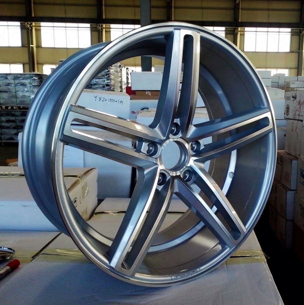 Full Size 14 15 17 19 20 Inch 4/5/8*100/105/108/110/114.3 Passenger Car Alloy Wheel Rims  Five Star