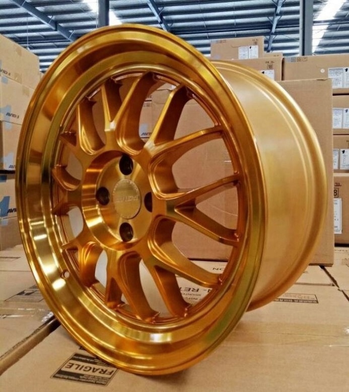 Wheel Sport Racing  Rims Passenger Car Alloy Wheels Rims Staggered 17 18 Inch 4 Hole 5 Lugs LY1440 Gold Black Bronze