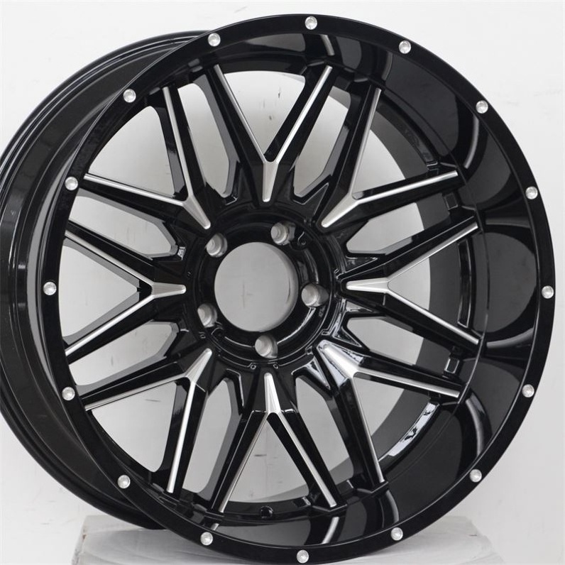 Flrocky Hot Selling Off-Road 4X4 Alloy 5X127 5X139.7 ET -44 Wheel Rims For 4Runner  TRD 24 Inch Rims Jerry Huang Jerry Huang