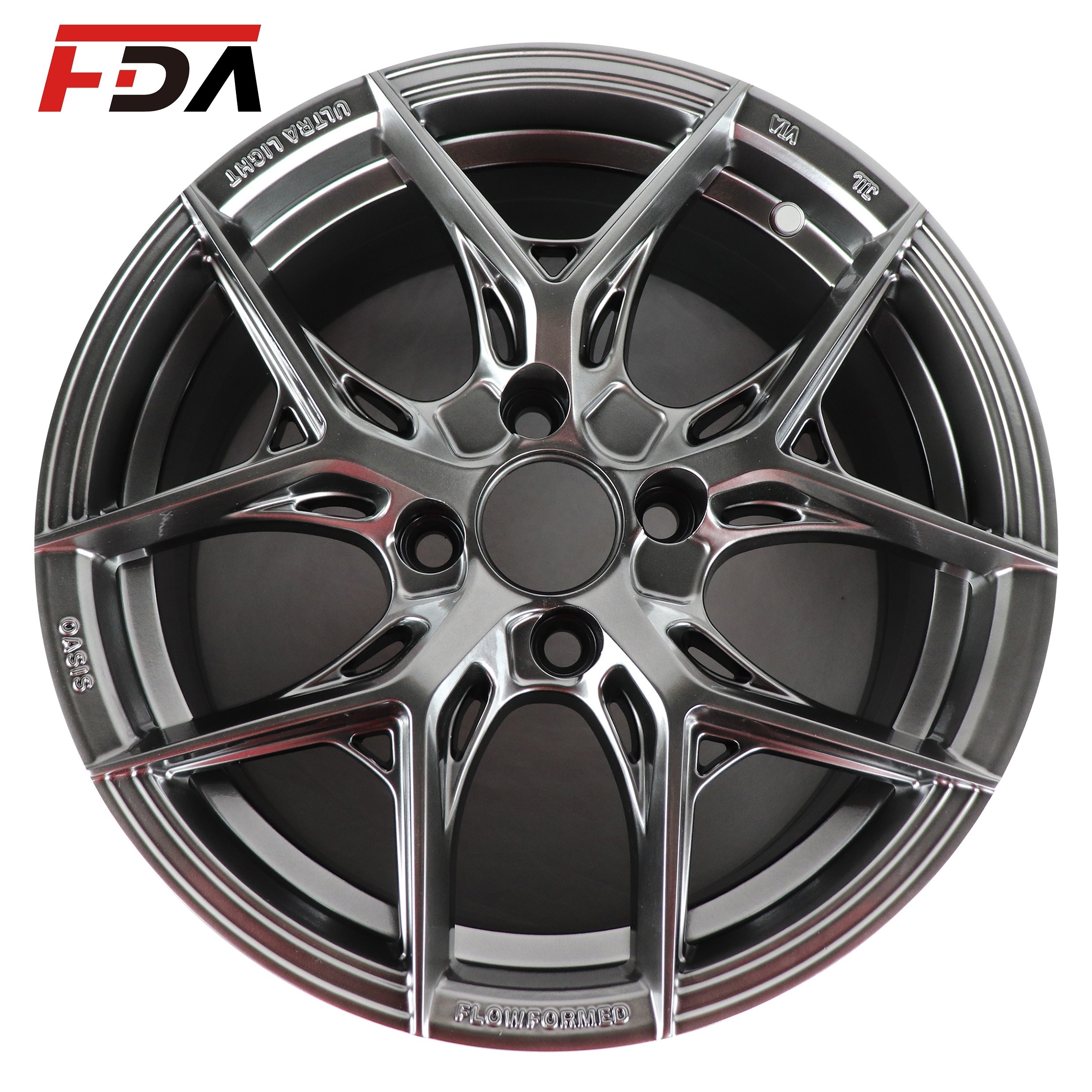 Flrocky JT210 mag rims 13 14 15 inch  alloy car wheel 4x100 for SUV Car