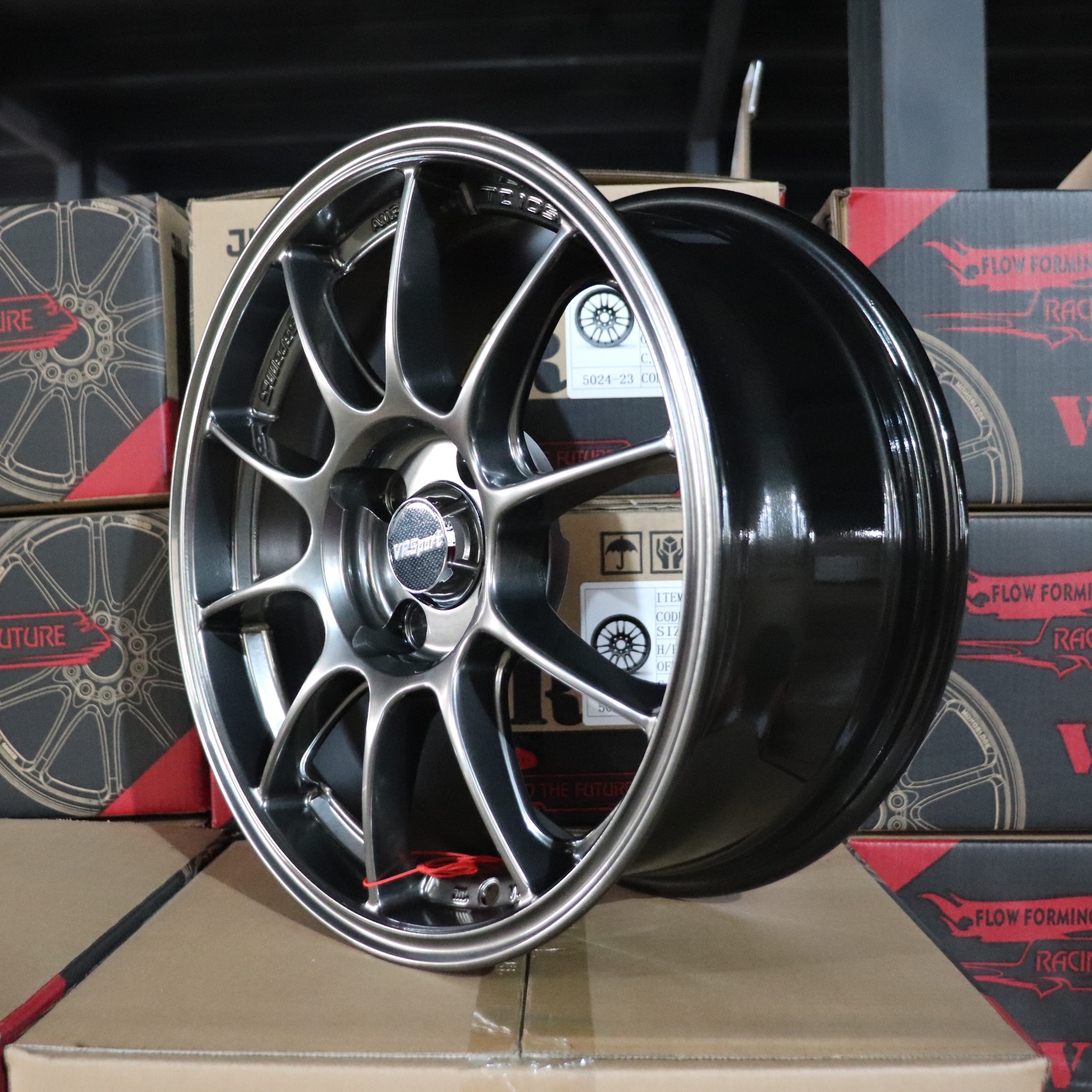 Flrocky Hot sale Size 4x100 Passenger Car Wheels 15 16 17 inch 4 hole Vehicle Rims For Sale