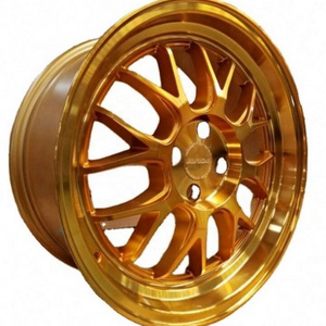 Wheel Sport Racing  Rims Passenger Car Alloy Wheels Rims Staggered 17 18 Inch 4 Hole 5 Lugs LY1440 Gold Black Bronze