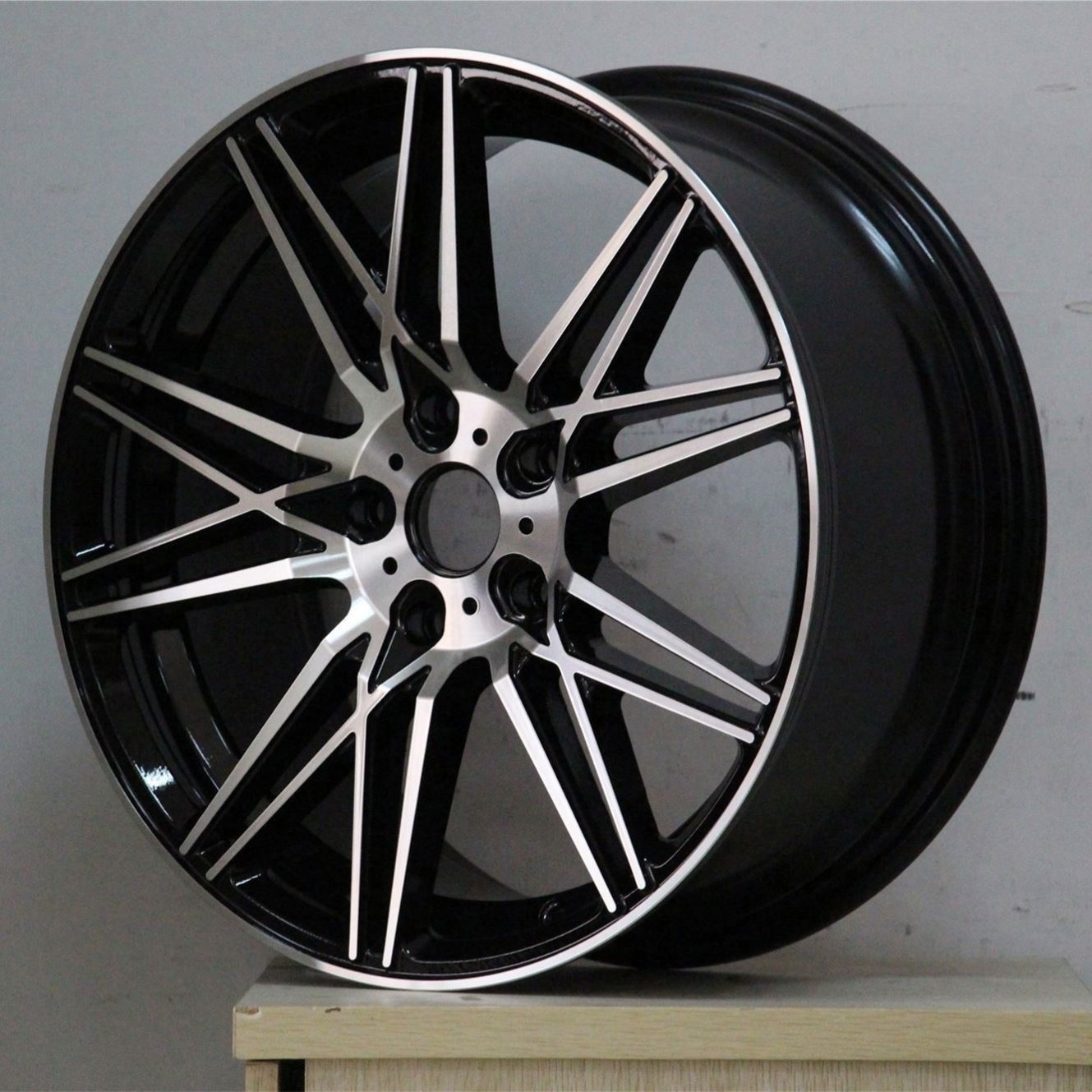 Orange Black MF Passenger Car Alloy Wheel Rims 17 18 Inch 4/5/8*100/105/108/110/112/114.35/120 Full Size High Quality