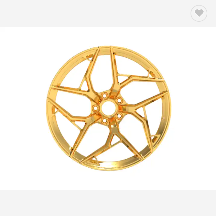 REFORGE factory custom lightweight one piece forged wheels 18 19 20 21 22 inch 5X112 5X120 alloy car rims Golden yellow