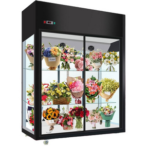 Morden Style Shop Refrigeration Equipment Refrigerated Showcase Display Chiller Flower Refrigerator