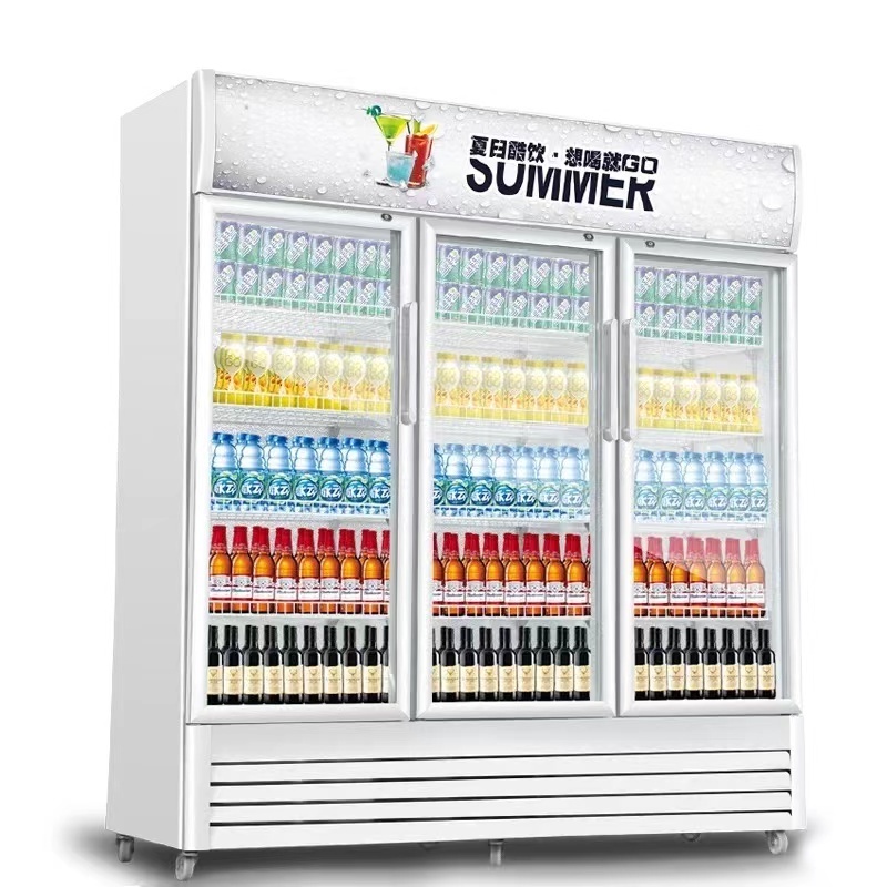 food and beverage display chillers used second hand fridge cold food display counter showcase black