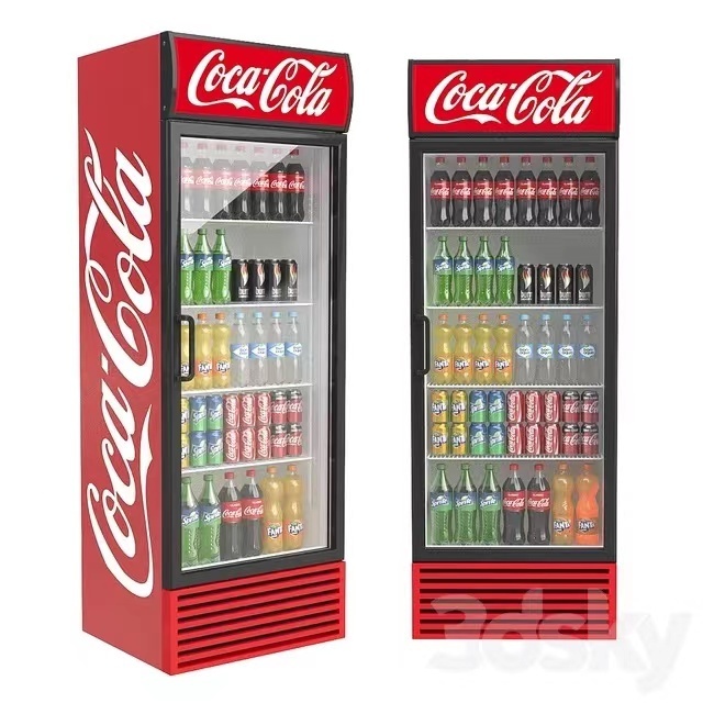 low price Pepsi beverage refrigerator with Glass Door for Beverage Display and Promotion vertical  freezer