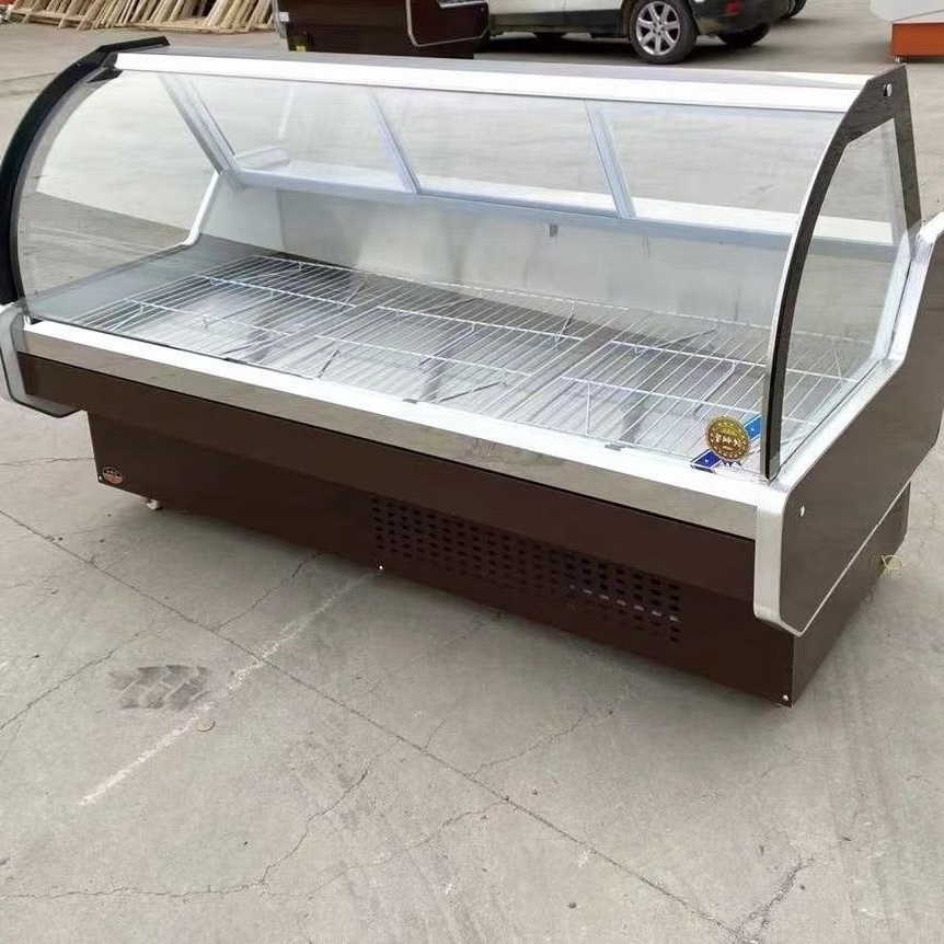 Deli Meat Cold Display Refrigerator/Supermarket Deli Case For Butcher Shop