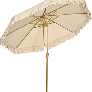 9ft Patio Umbrella with Tassels