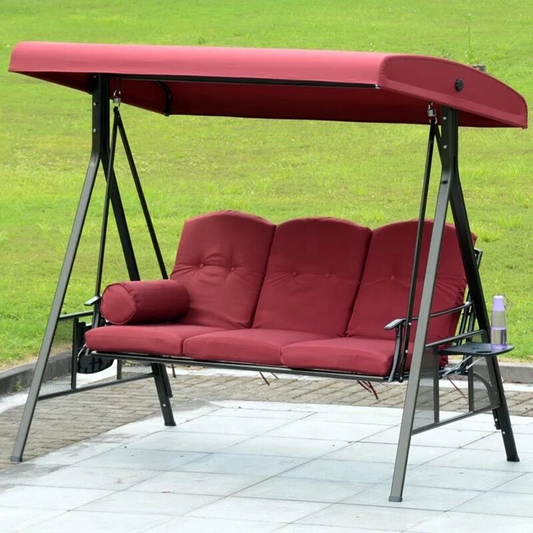 Wholesale price leisure garden swing, outdoor patio swing with canopy