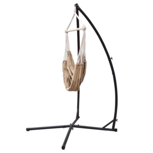 Outdoor garden Hammock chair stand Hanging swing chair  with stand for sale