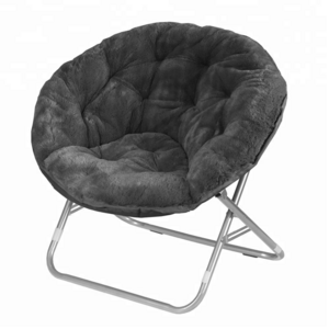 Saucer Moon Chair Folding Cozy Round Seat For TV Living Room Dorm Den