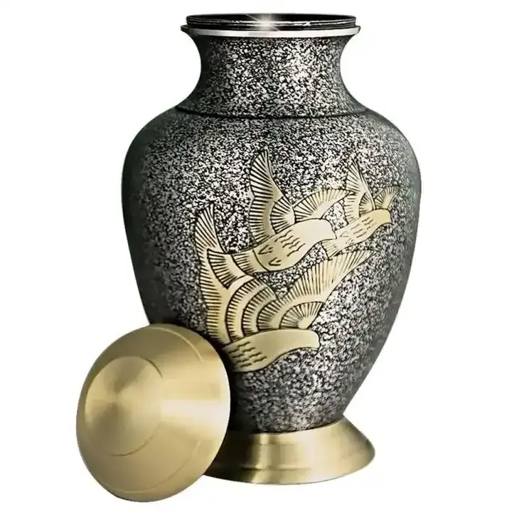 Wholesale Supply Home Supplies Brass Pet Cremation Urns Keepsake Urn Available at Export from India