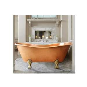 Best Selling Hammered Antique Copper Bath Tub With Premium Brass Legs Available at Affordable Price