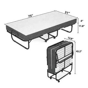 REGAL B026 Foldable Bed Frame Parts Metal Adjustable Frame Folding Multifunction with Large Size Bunk Bed King Size Queen Size