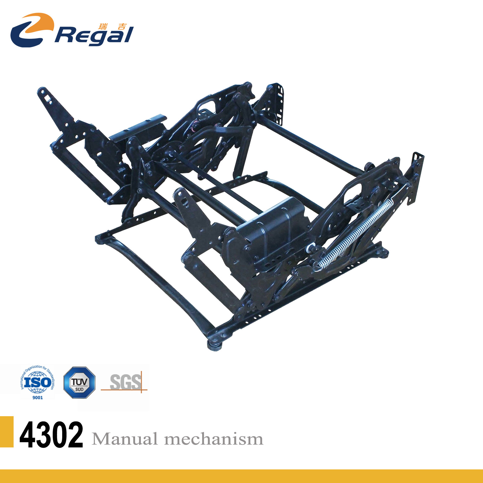 REGAL 4302 Modern Design Manual Reclinable Sofa Chair Electric Home Cinema Seat Multifunction Recliner Chair Mechanism Part