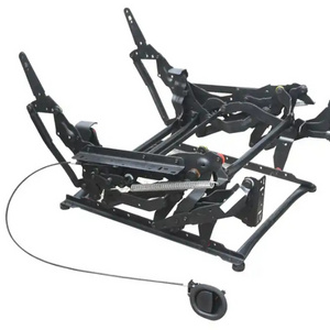 Hand-Operated 4311 Metal Frame Recliner with Adjustable Backrest and Foldable Seat Mechanism for Comfortable Seating