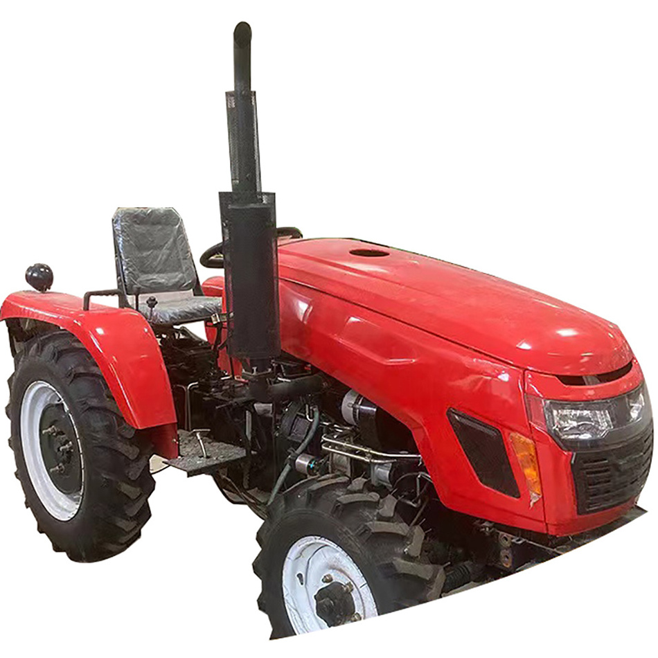 Garden Farm Use Tractor 4WD 60HP Compact Strong Power Sunshade Trator Agricultural Machinery Mini Tractor