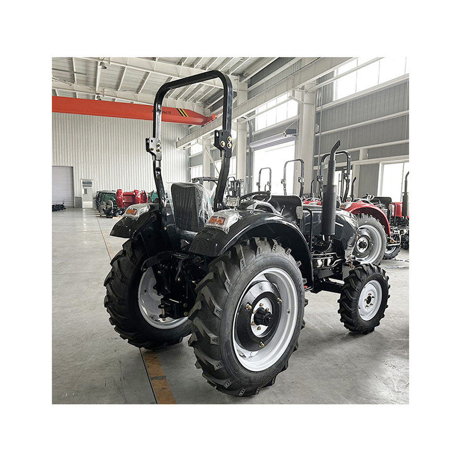 Mini 4X4 Garden Tractor Trailer Small Agricultural Chinese Wheel Tractor Game Tyres Compact Farm Tractors Agricultural Machinery