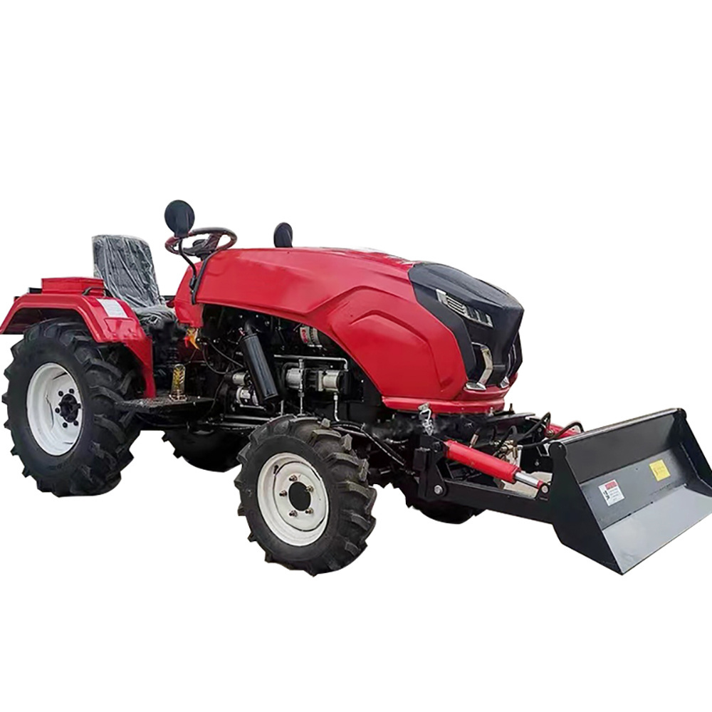 farm garden tractor with optional parts 40hp 50hp 60hp 70hp 90hp 100hp tractor front loader