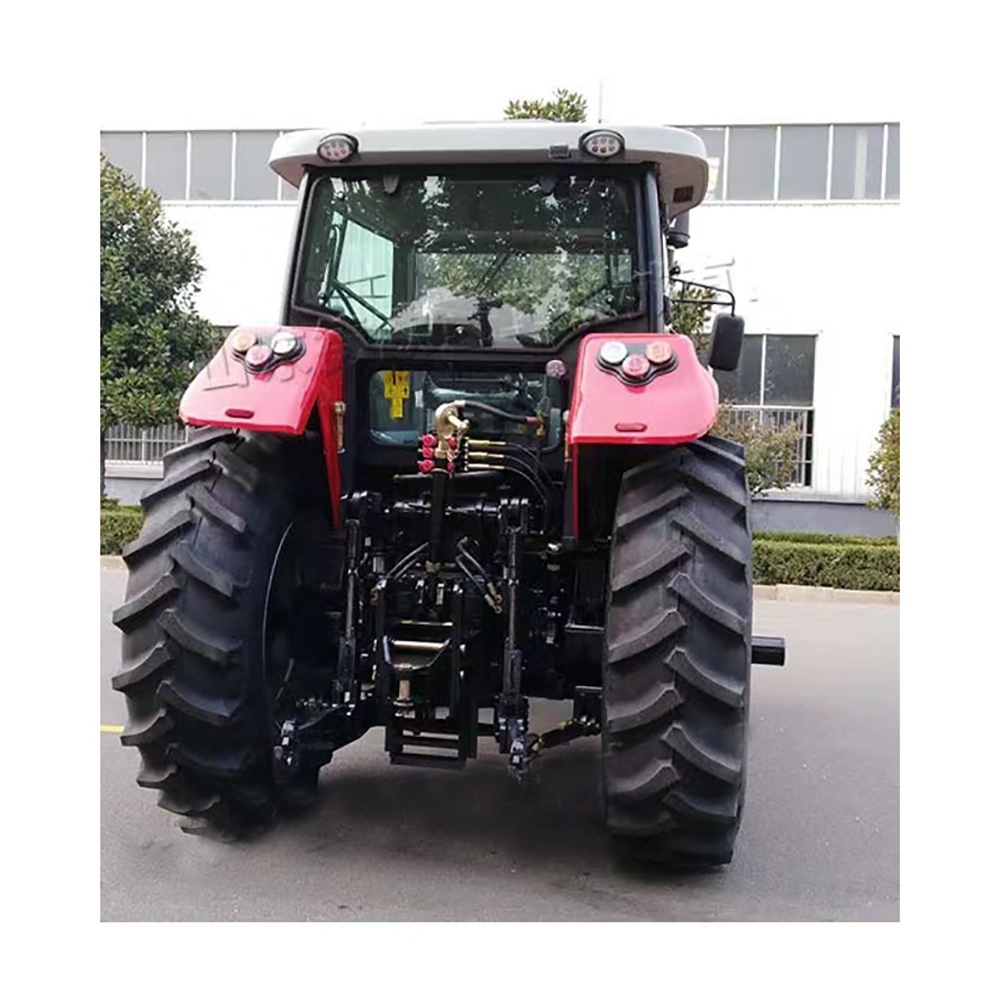 Agriculture Machinery Large Farm Diesel Engine Wheel Hydraulic System Compact Traktor Tractor with Front End Loader