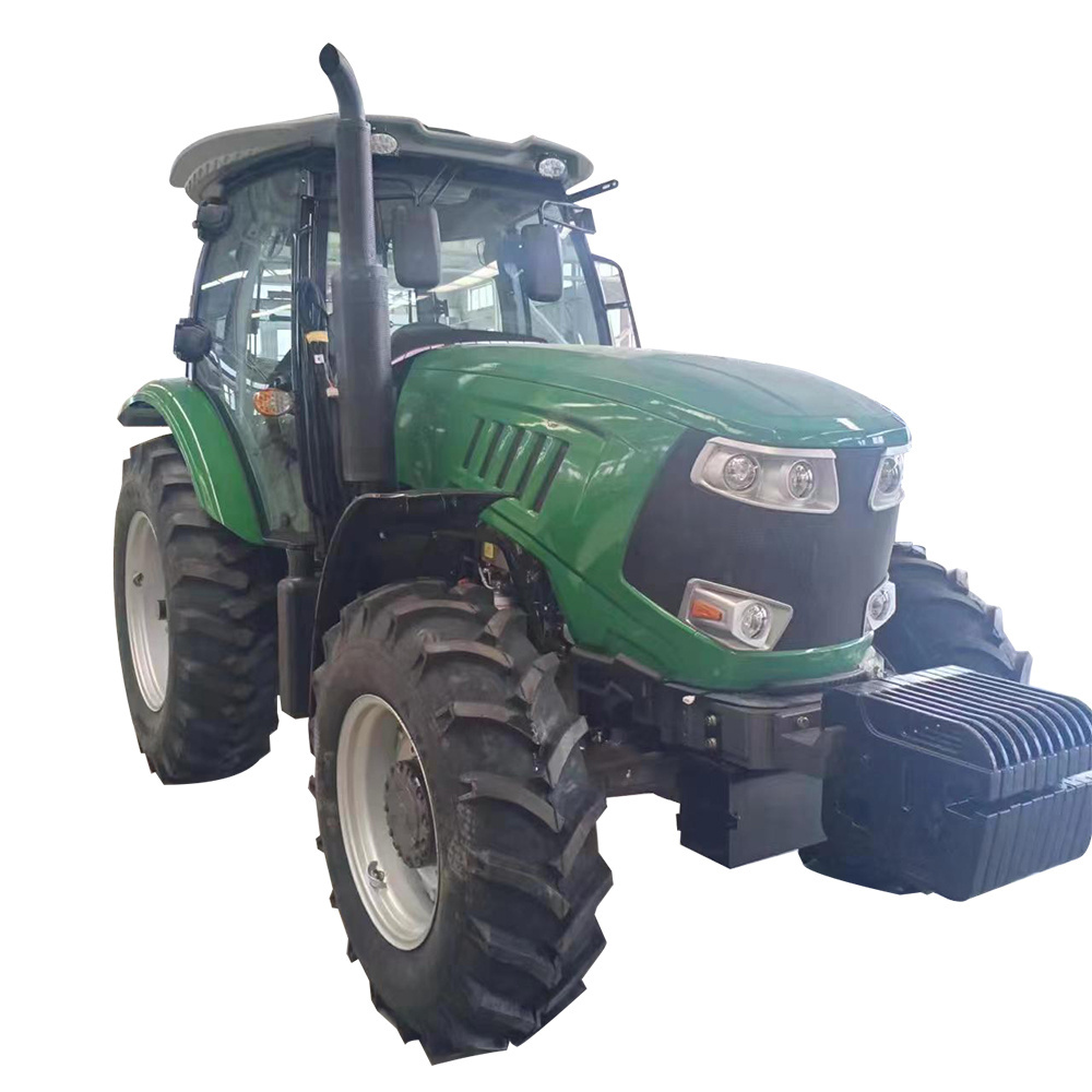 4X4 Mini Small Compact Agricultural Garden Farm Tractor with Front End Loader and Rear Backhoe Digger Auger