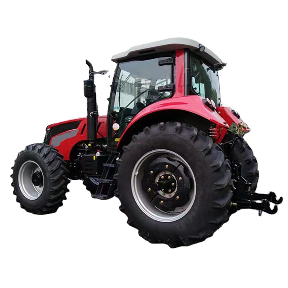 Agriculture Machinery Large Farm Diesel Engine Wheel Hydraulic System Compact Traktor Tractor with Front End Loader