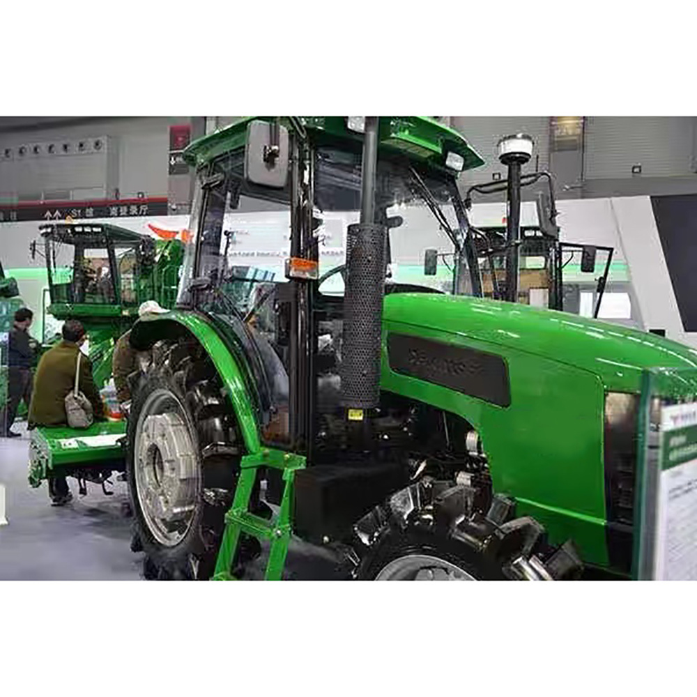 4X4 Mini Small Compact Agricultural Garden Farm Tractor with Front End Loader and Rear Backhoe Digger Auger