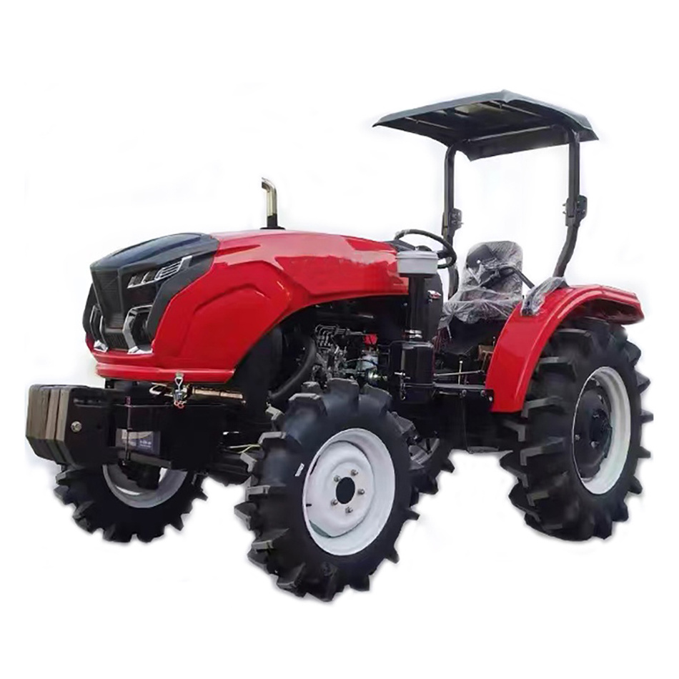 704 Agriculture Cab 70HP 4WD Tractor China Agriculture Machinery Electric 4WD 90HP Big Compact Lawn 4X4 Garden Farm Tractors