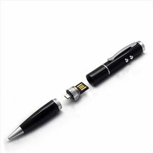 Multifunction 4 in 1 laser pointer usb pen drive flash drive 32gb 64gb usb 2.0 flashlight micro OTG usb stylus pen