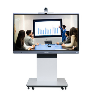 New 75 inch lcd office interactive electronic whiteboard display Network Stand Vertical Tv Display digital advertising board