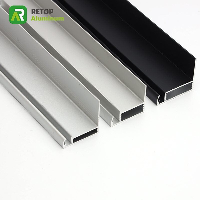 Aluminum solar frame profile manufacture produce aluminum extrusion for solar panel frame