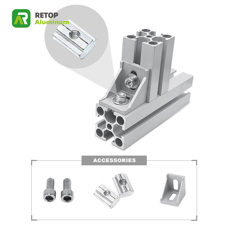 Machine base and frame Workstation Tables Based Test Stands Aluminium T Slot Frame Extrusion