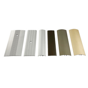 Silver Color Door Threshold Transition Aluminum Gap Cover Strips For Carpet And Floor