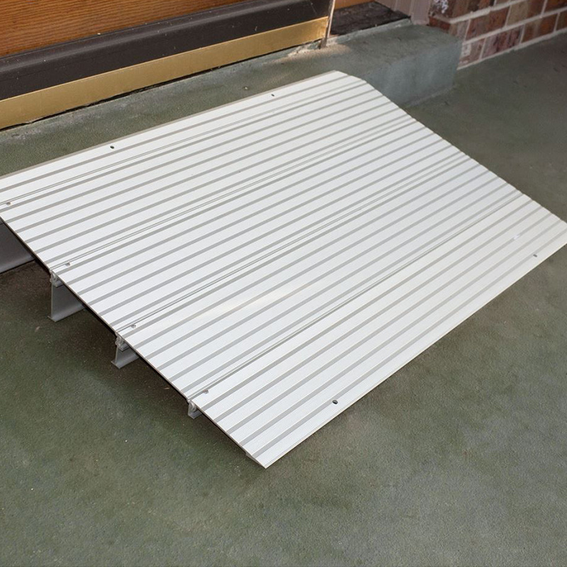 Customized Aluminium Floor Plank With Drawing Sample Outdoor Aluminium Anodizing Extruded Deck Profile