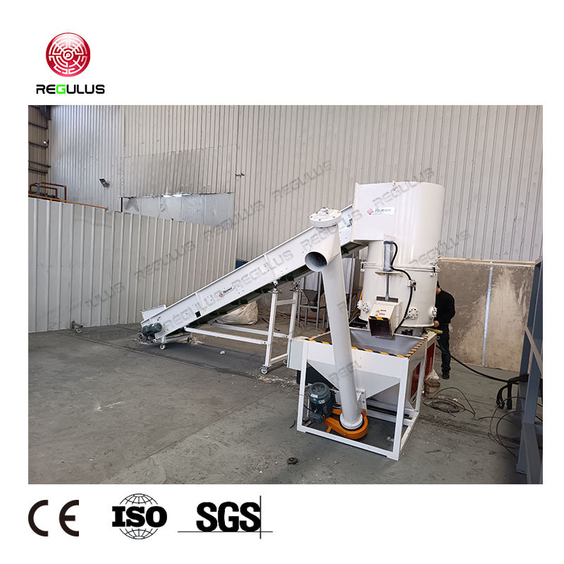 PP Jumbo Bags LDPE HDPE Films Reprocessing Granules Making Granulator Plastic Melter Densifier Agglomerator