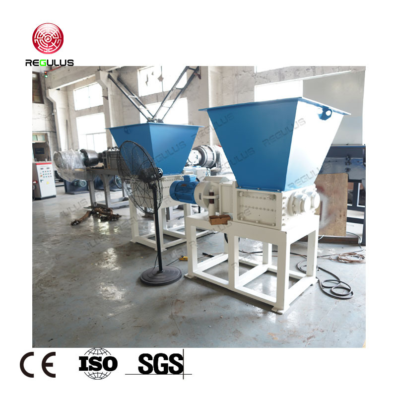 Plastic Board Magazine Secondary Utilization Shredding Machine Double Shaft Shredder